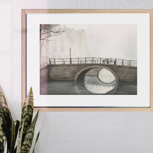 (a bridge to amsterdam) framed creation