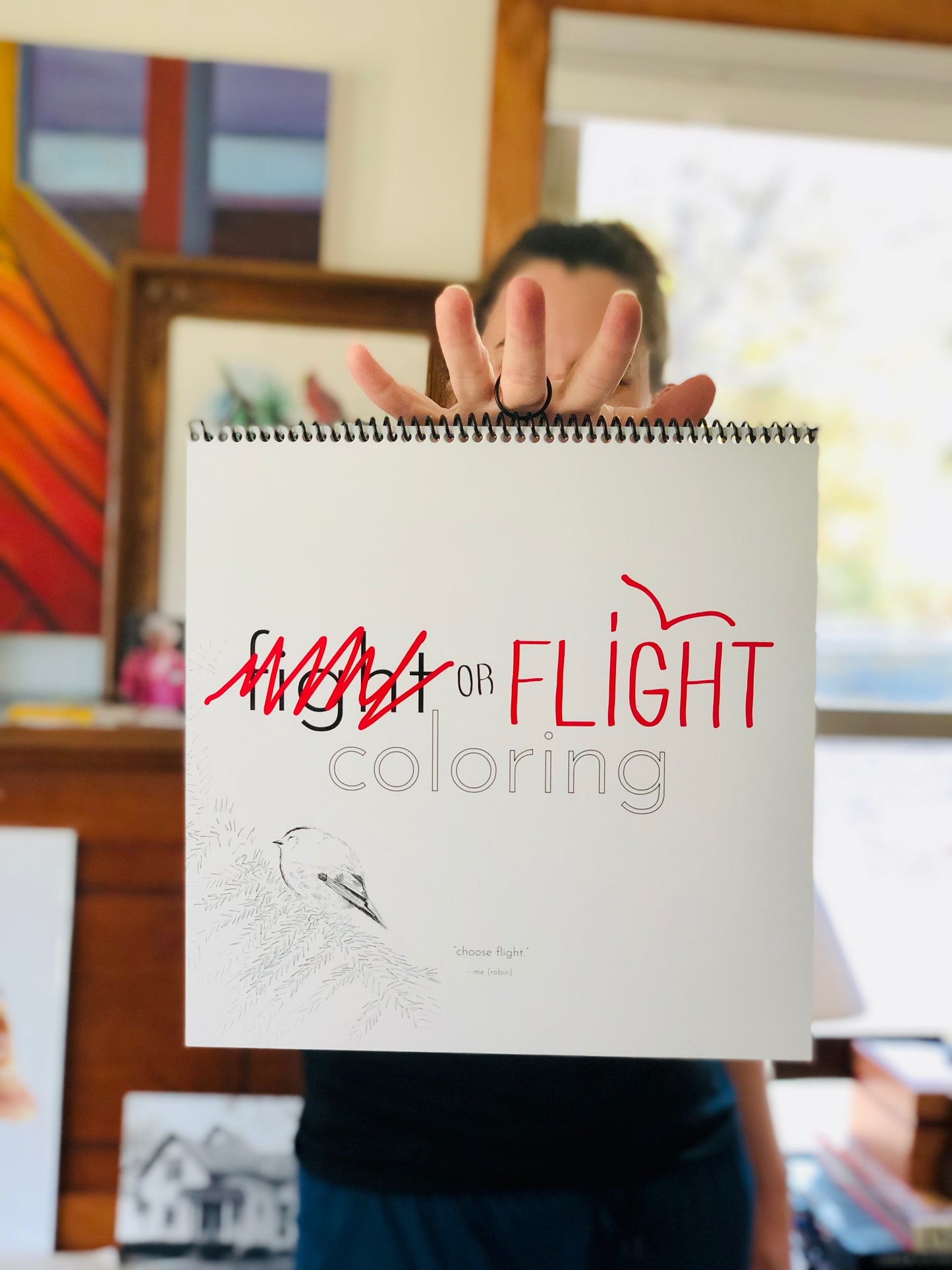 fight or flight coloring book