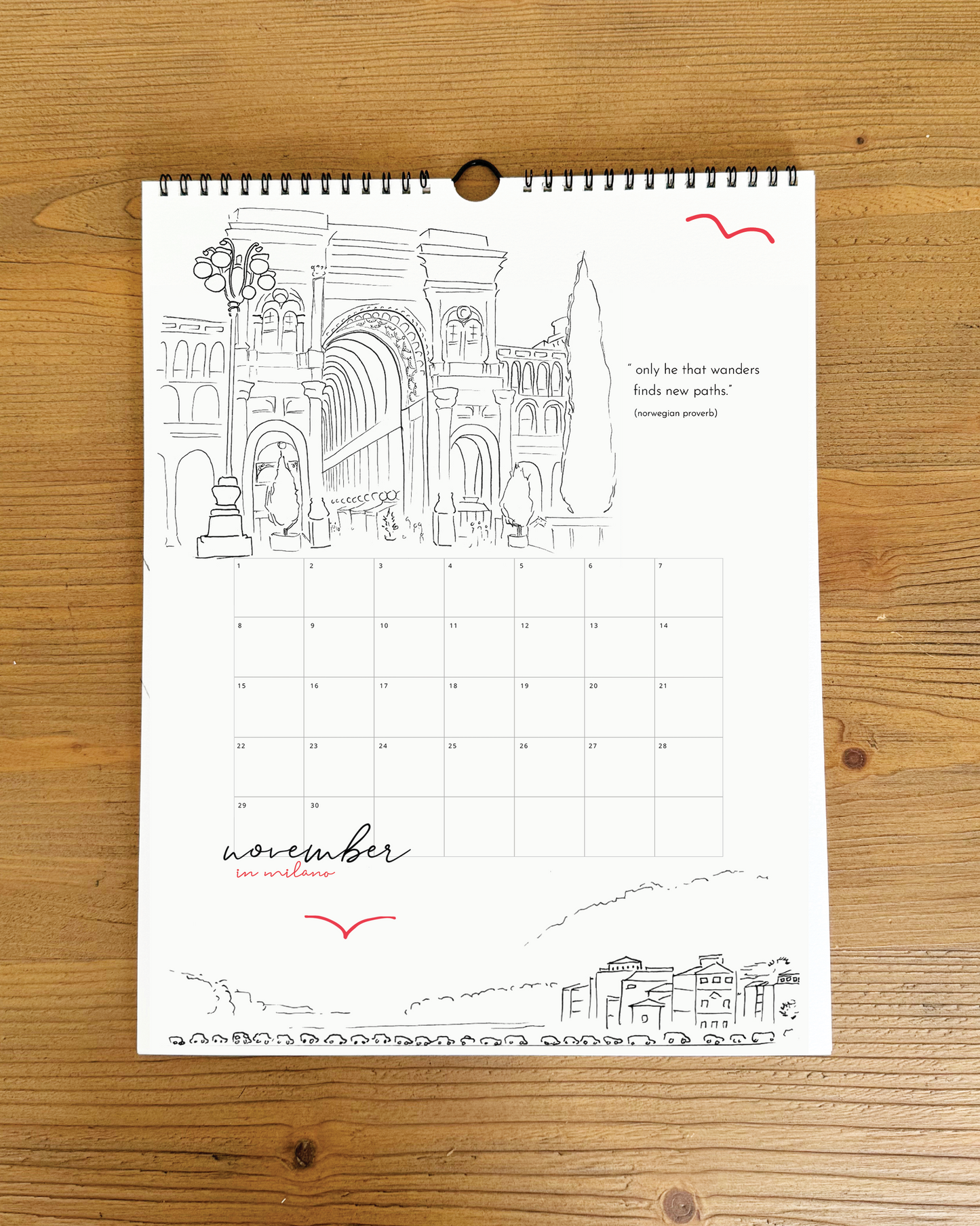 pre-order 2026 abroad calendar