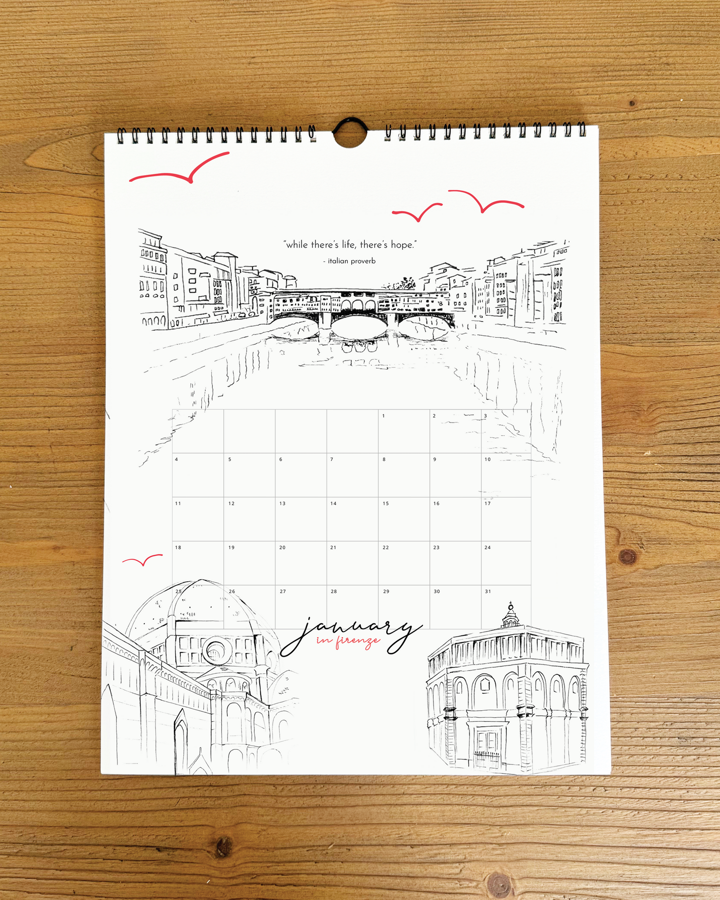 pre-order 2026 abroad calendar